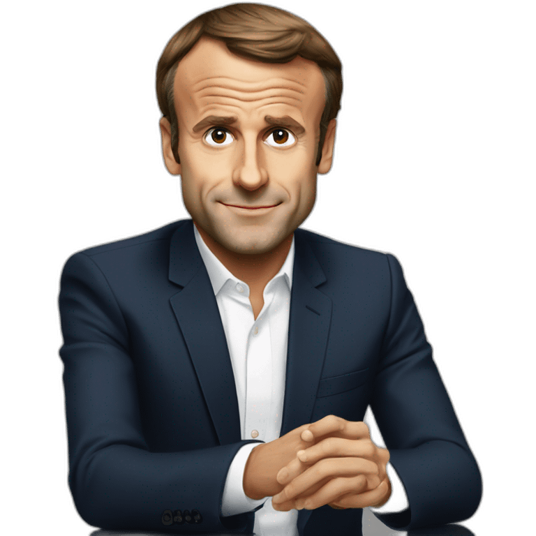 Bad Emmanuel Macron emoji