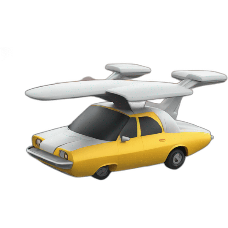 flying car emoji