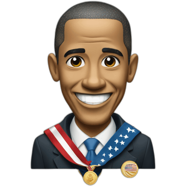 Obama-giving-Obama-medal emoji