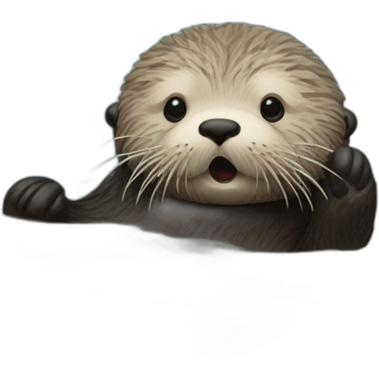 emergency　sea ​​otter emoji