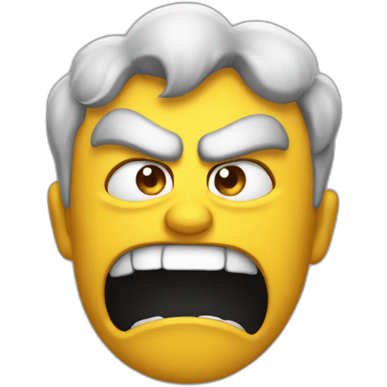 Angry and happy same time emoji