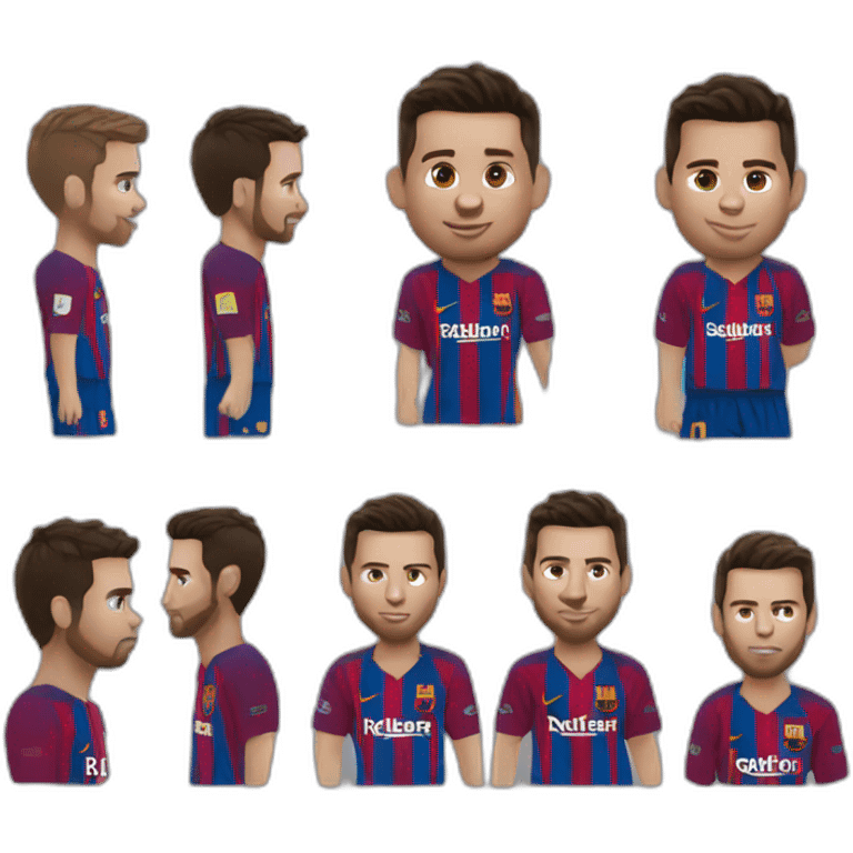 Ronaldo +messi emoji