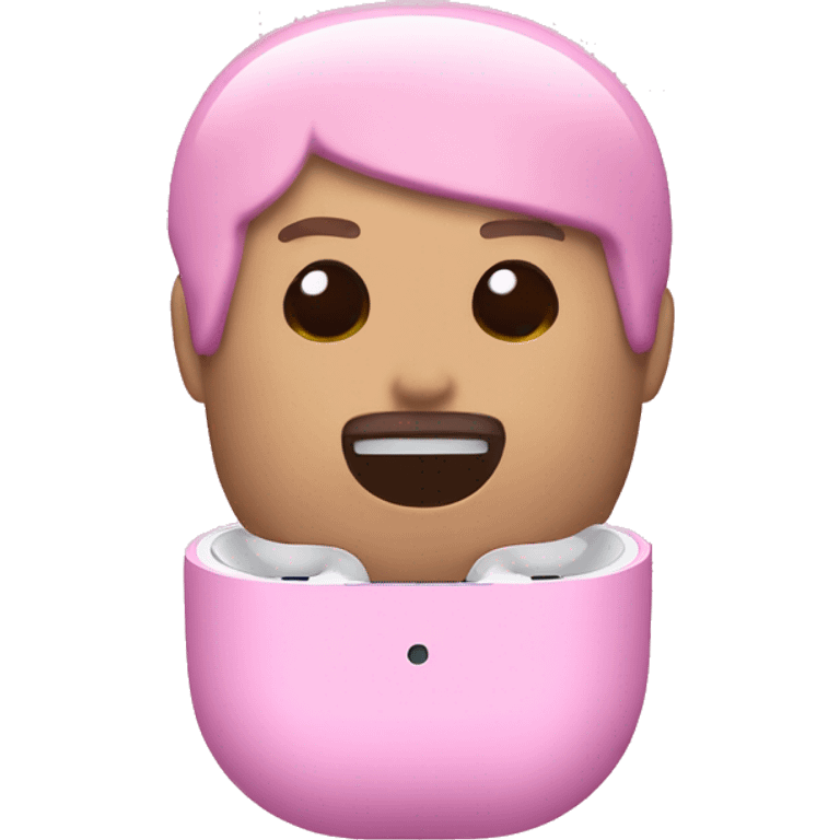 pink airpod pros  emoji