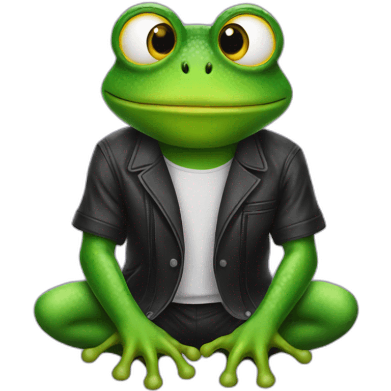 Dj frog emoji