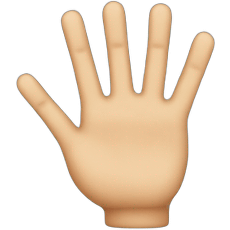 3 fingers emoji