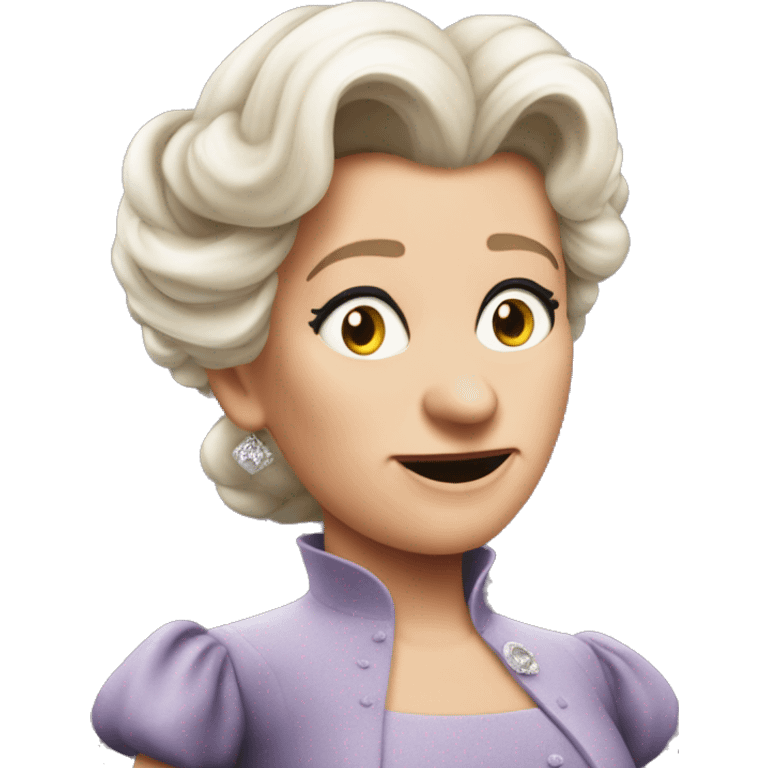 Ursula von der Leyenl photorealistic shrugs emoji