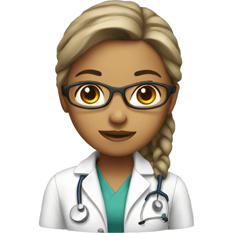 girl doctor emoji