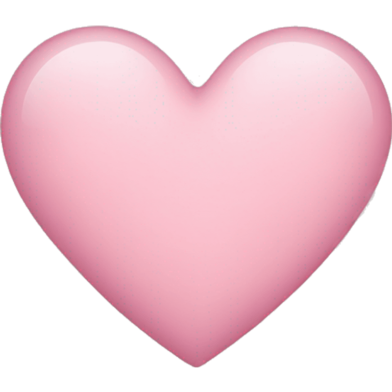 Light pink Heart  emoji