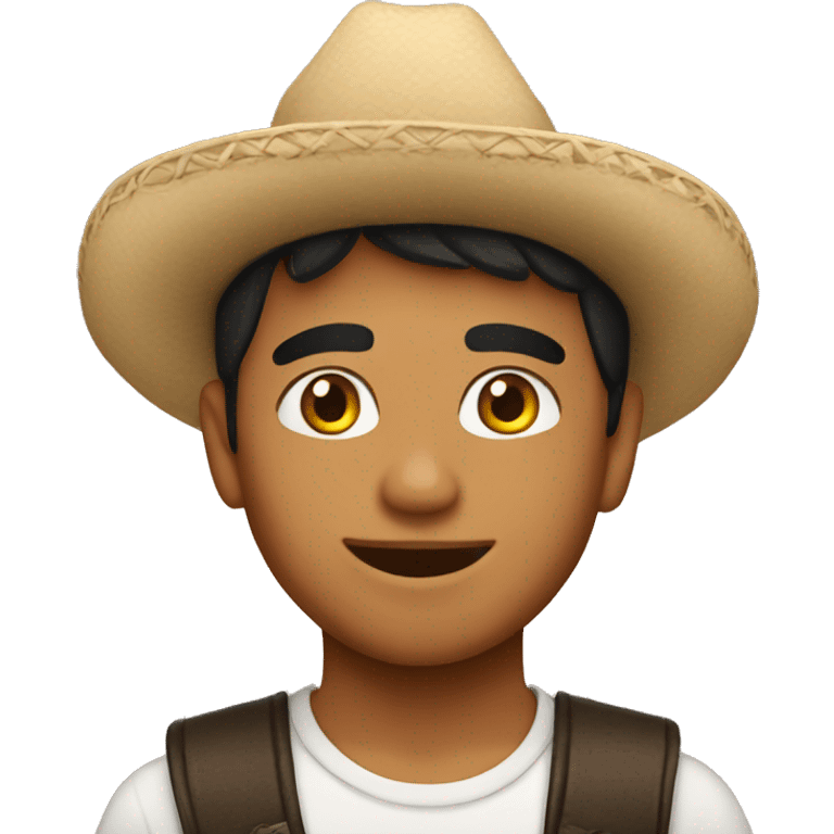 Mexican boy in love emoji