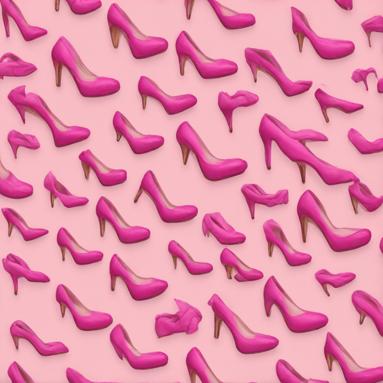 pink heels emoji