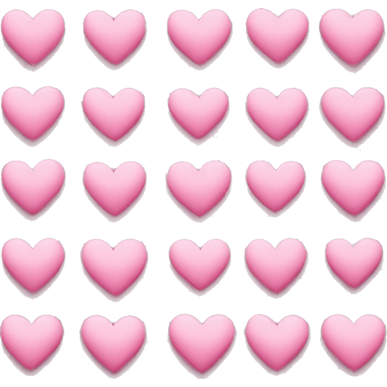 Pink hearts emoji