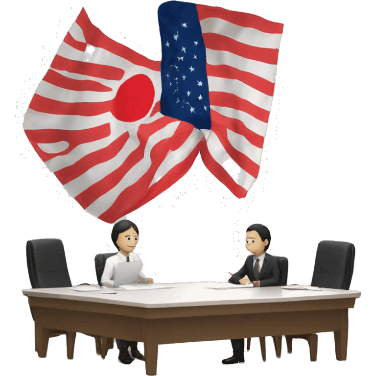 meeting minutes with a flag of japan emoji