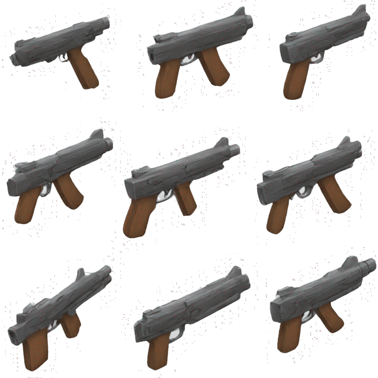 cute gun emoji