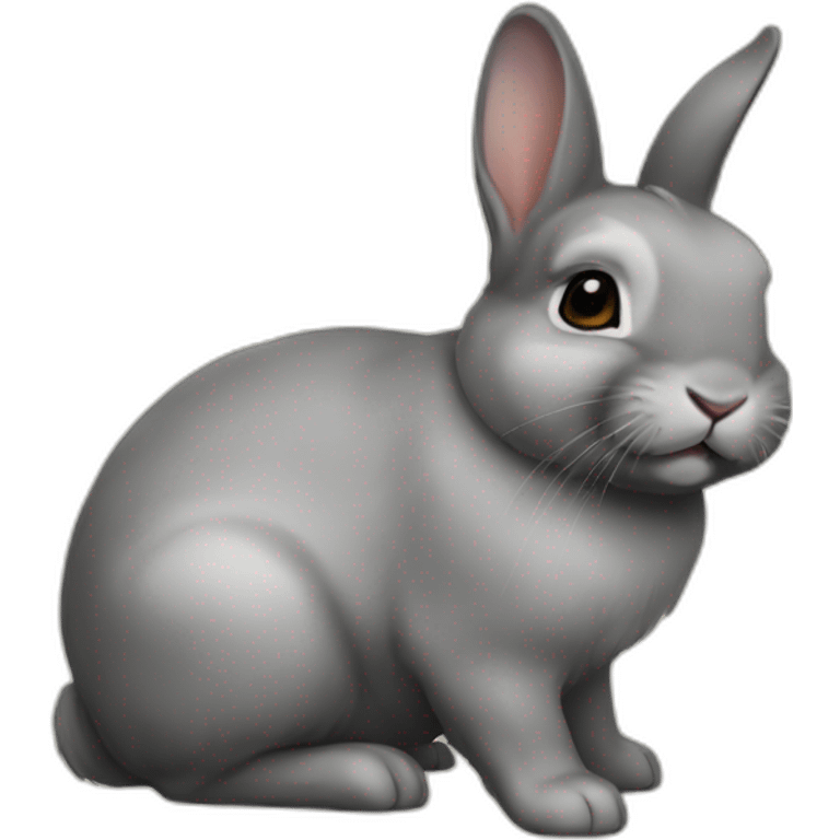 Netherland dwarf bunny emoji