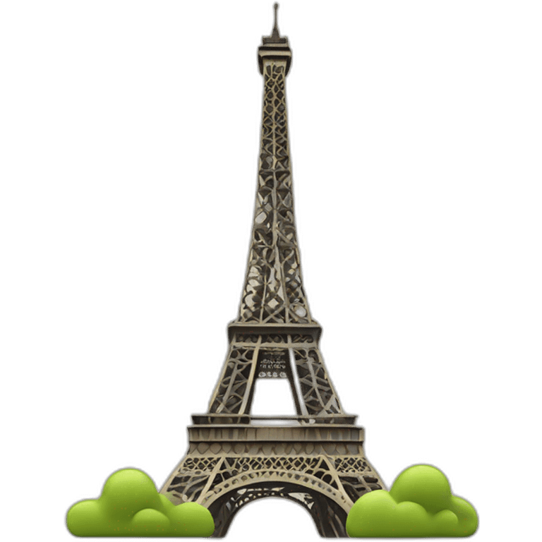 Tour Eiffel sur tour de Pise emoji