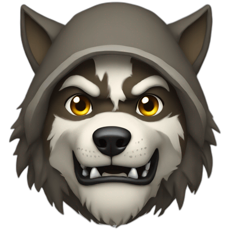 Wolf thug emoji