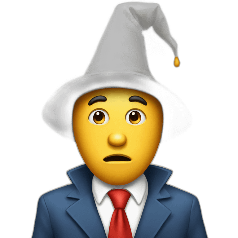 republican with dunce cap emoji