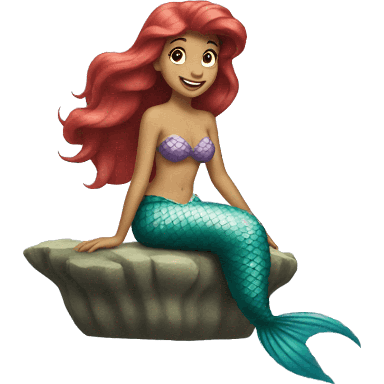 The little mermaid emoji