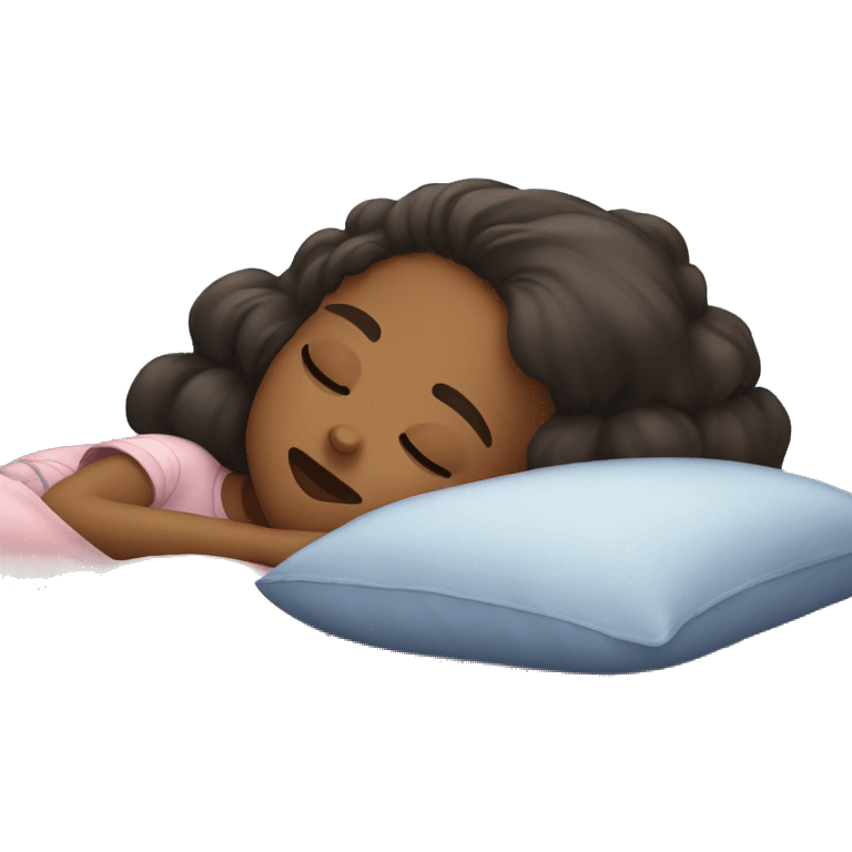 Girl sleeping emoji