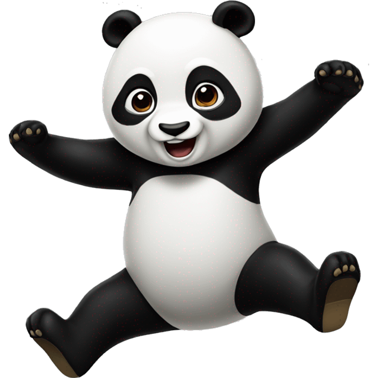 jump panda emoji