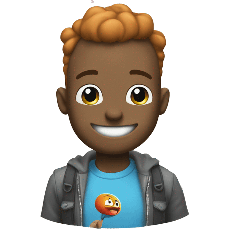 El personaje e Gumball de la serie: "the awesome world of gumball"  emoji