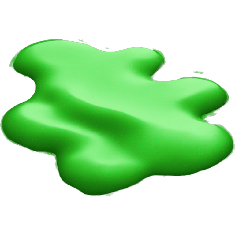 Green Slime puddle emoji