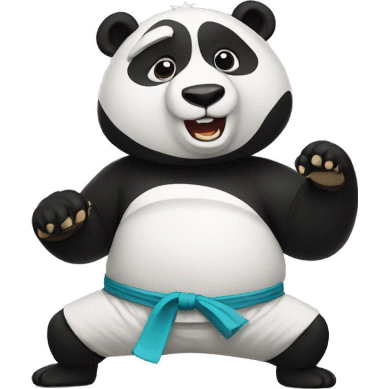 panda kung fu emoji