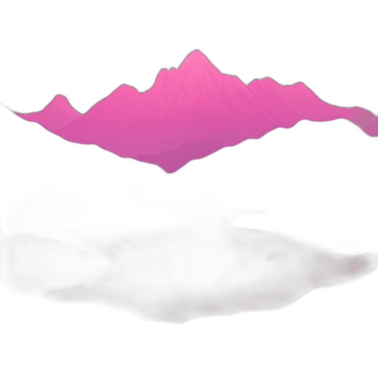 Pink Sunrise,  mountains emoji