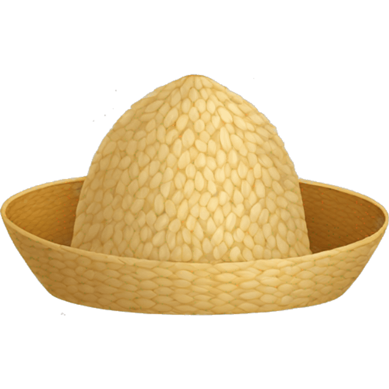 chinese rice hat emoji