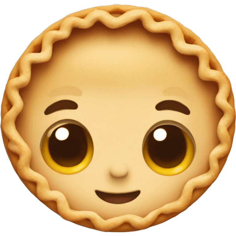 A cute pie emoji