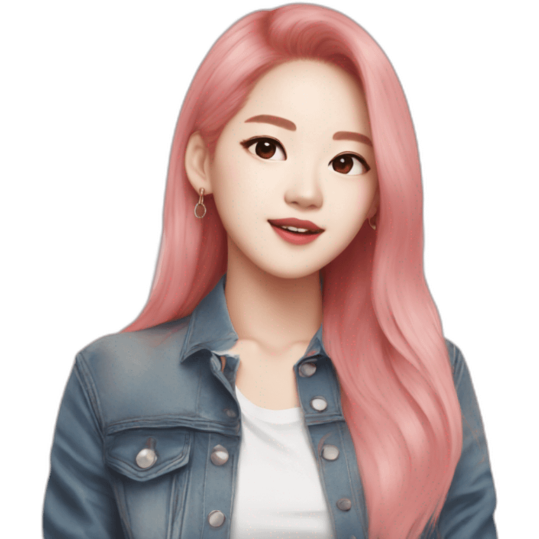 Rosé-blackpink emoji