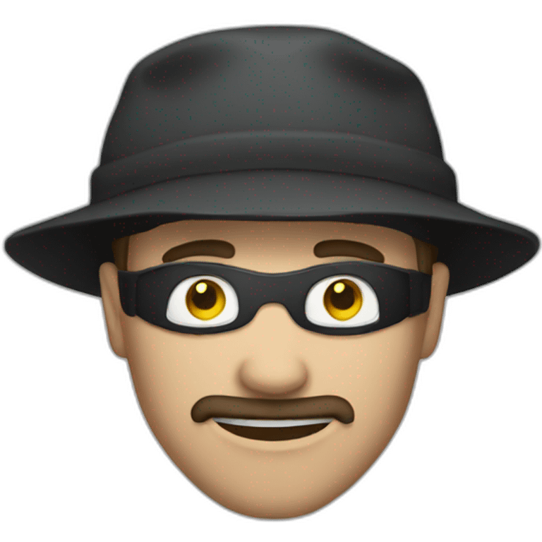 Burglar emoji