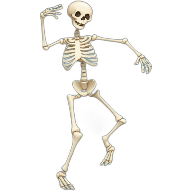 dancing skeleton emoji