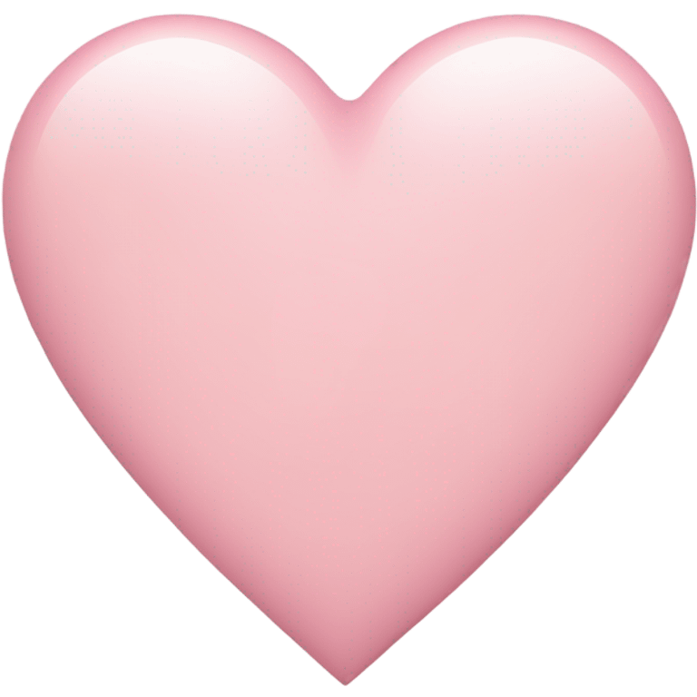 pastel pink heart emoji