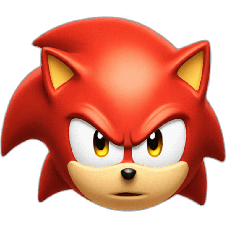 sonic red emoji