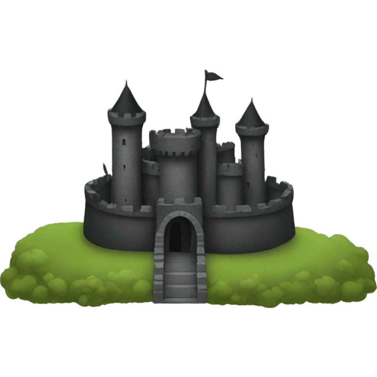 black castle emoji