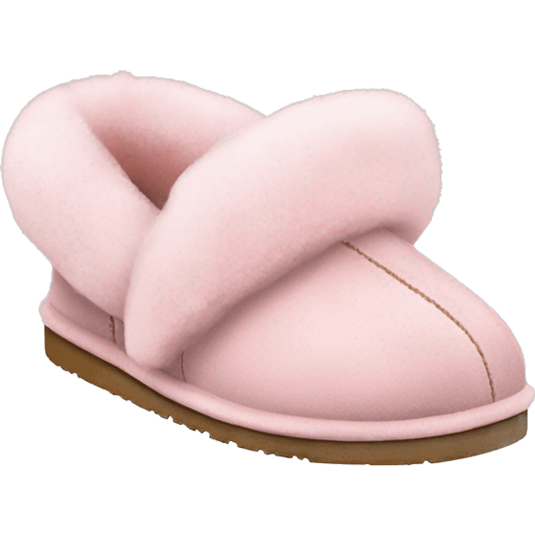 UGG slippers light pink emoji