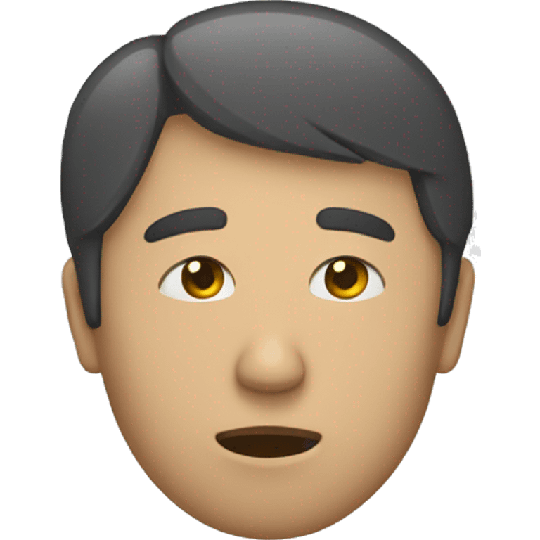 Un homme qui pleure  emoji