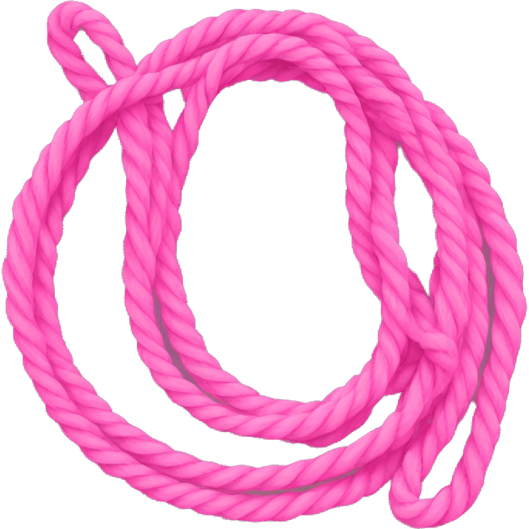 Pink lasso rope emoji