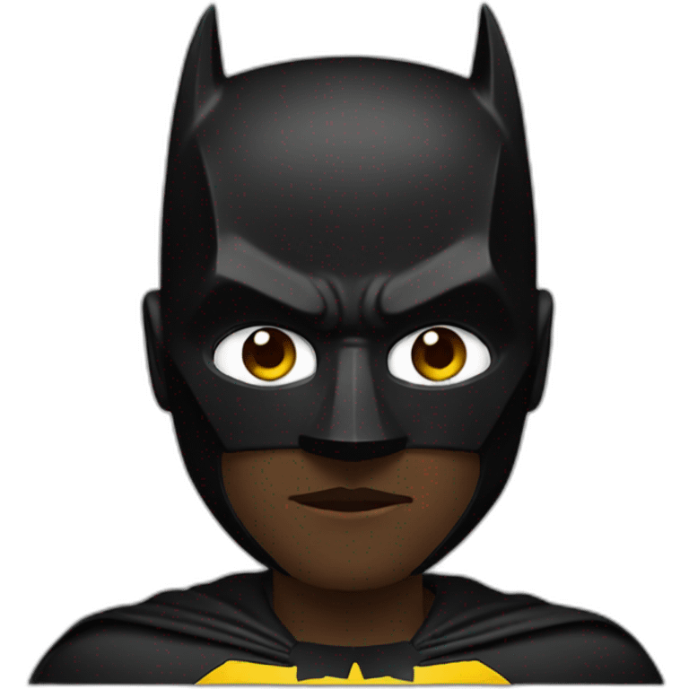 Black batman emoji