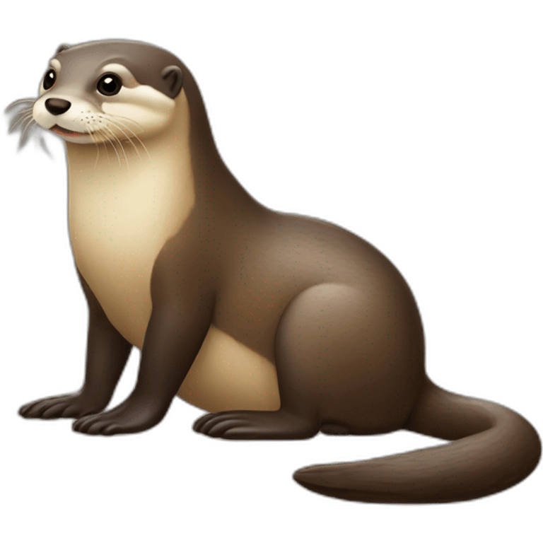 loutre sur tortu emoji