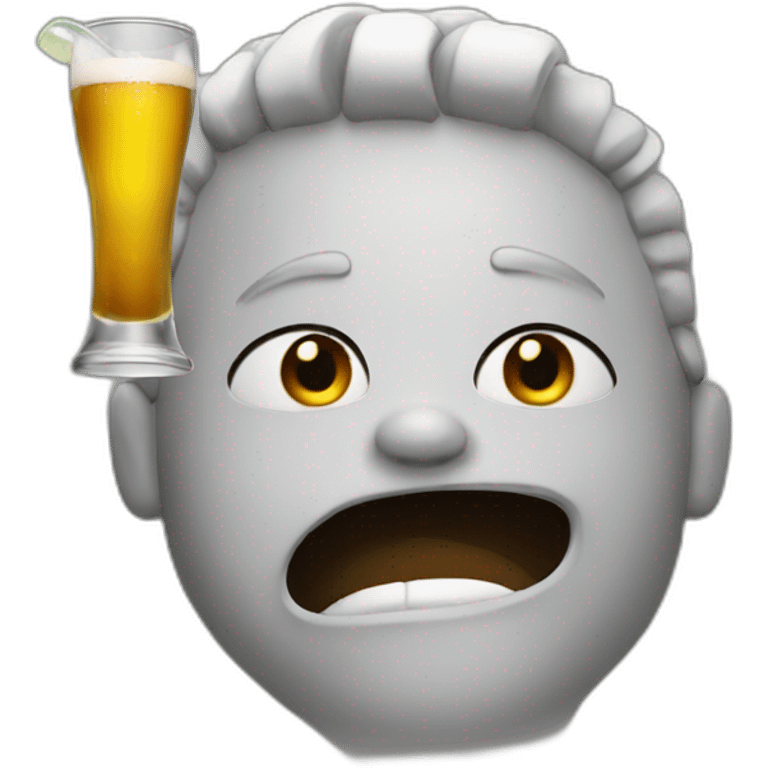 getting drunk emoji