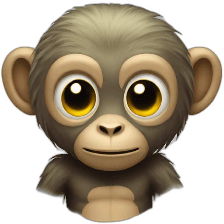 Haunted Monkey Doll emoji