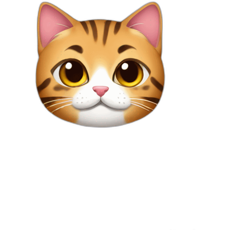 Bengal cat with sushi emoji