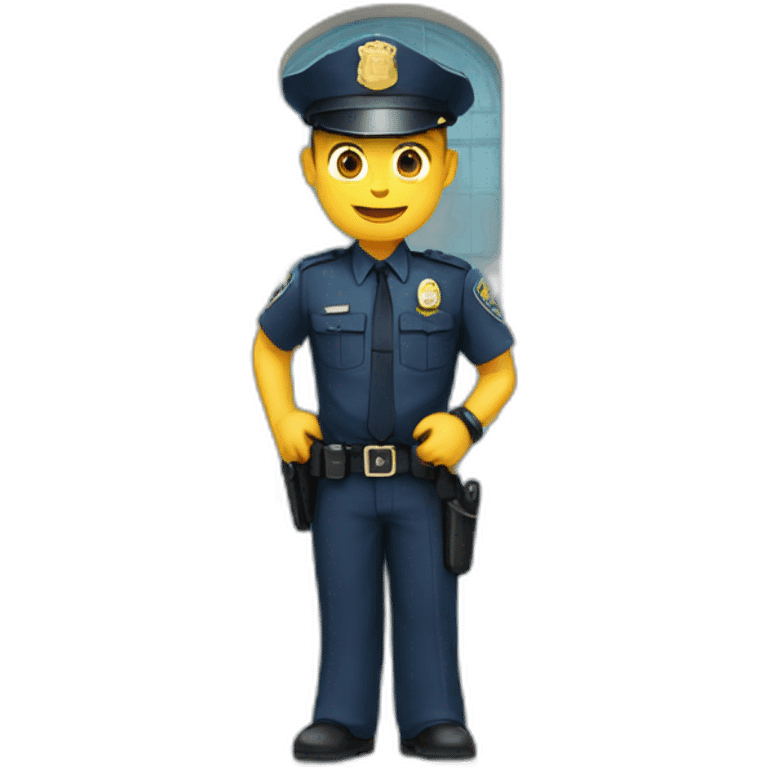 école de police emoji