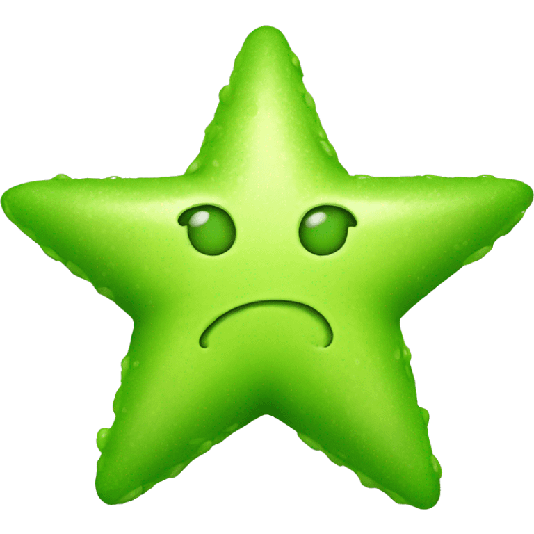 lime green star emoji