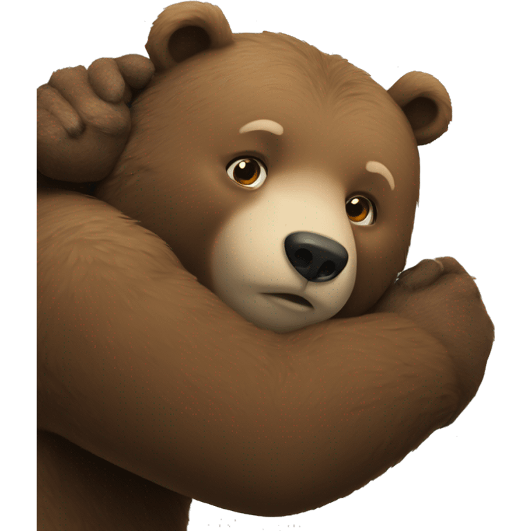 Bear hug emoji