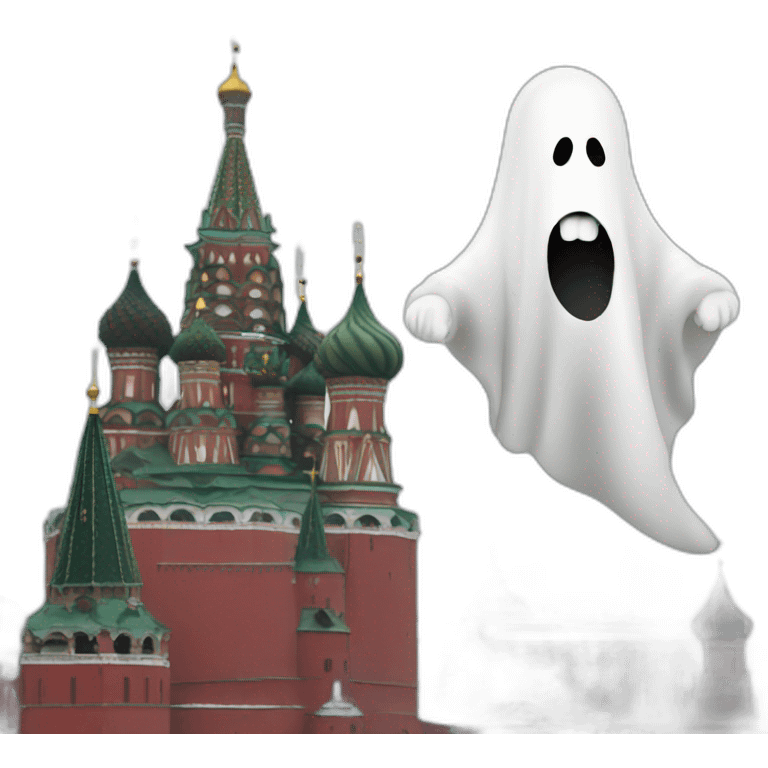 the ghost over the kremlin emoji