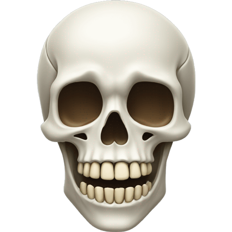 Skeleton with tongue sticking out emoji