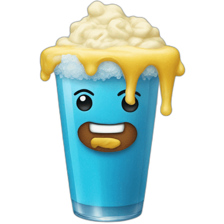 blue slush emoji